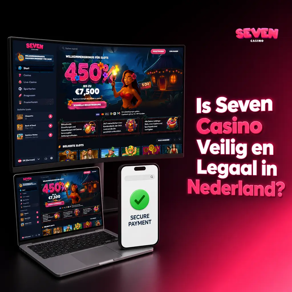 Seven Casino Curaçao licentie 365/JAZ, SSL-encryptie, KYC-verificatie en Cruks-integratie voor veilig gokken in Nederland