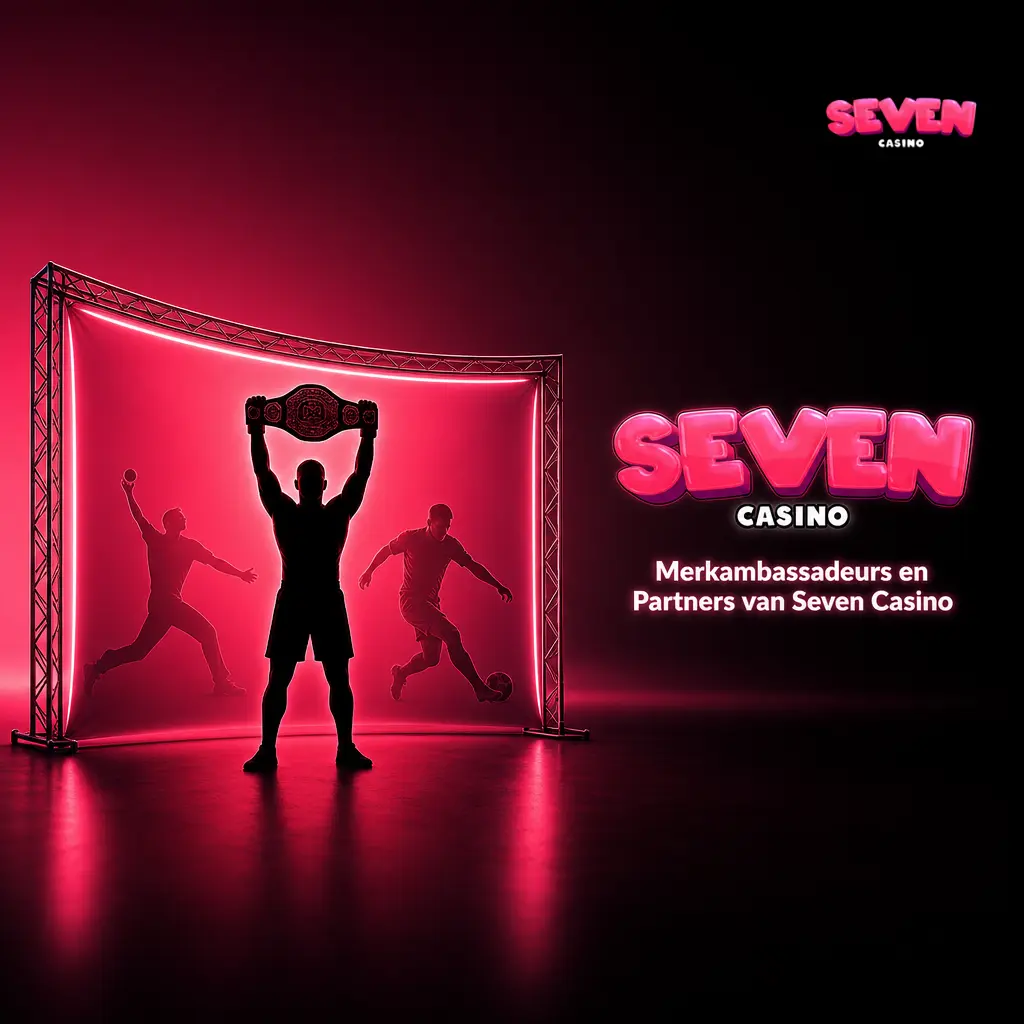 Merkambassadeurs en sponsorpartners van Seven Casino voor de Nederlandse markt