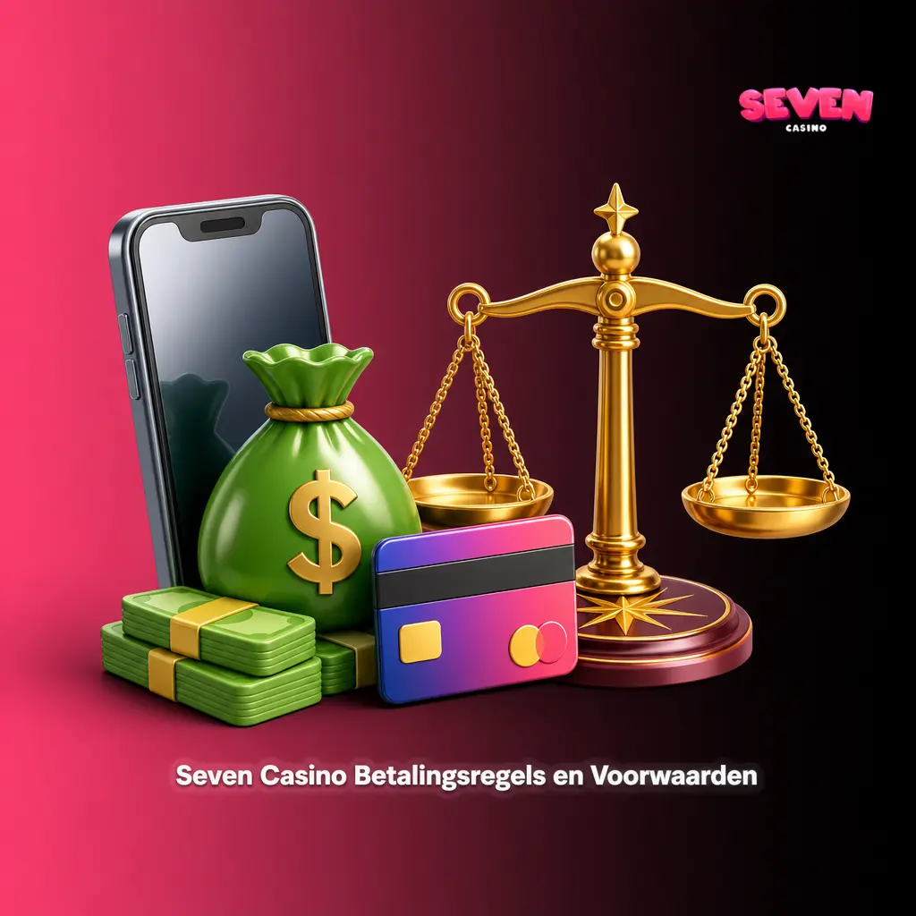 Seven Casino betalingsregels: identiteitsverificatie, limieten, valuta en bonusvoorwaarden voor Nederlandse spelers.