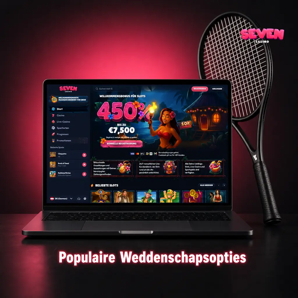 Populaire weddenschapsopties bij Seven Casino: prematch, live, accumulator, systeem en weddenschap builder voor Nederlandse spelers