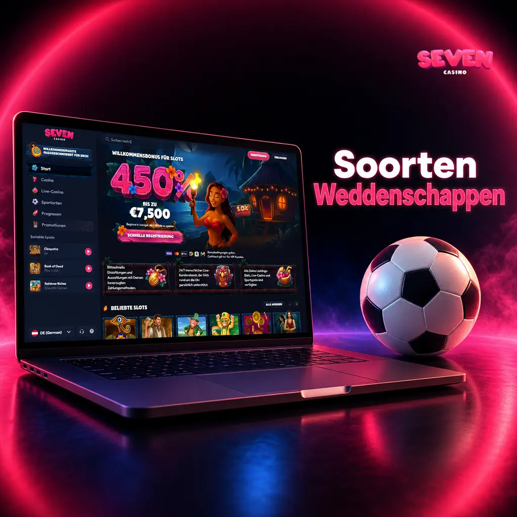 Drie soorten weddenschappen bij Seven Casino: single, express en systeem, elk met eigen risico en rendement.