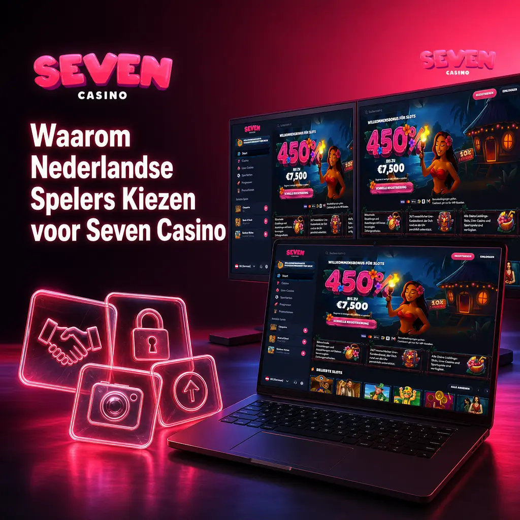 Seven Casino platform met welkomstbonus, 7000+ spellen, mobiele app en Nederlandstalige ondersteuning